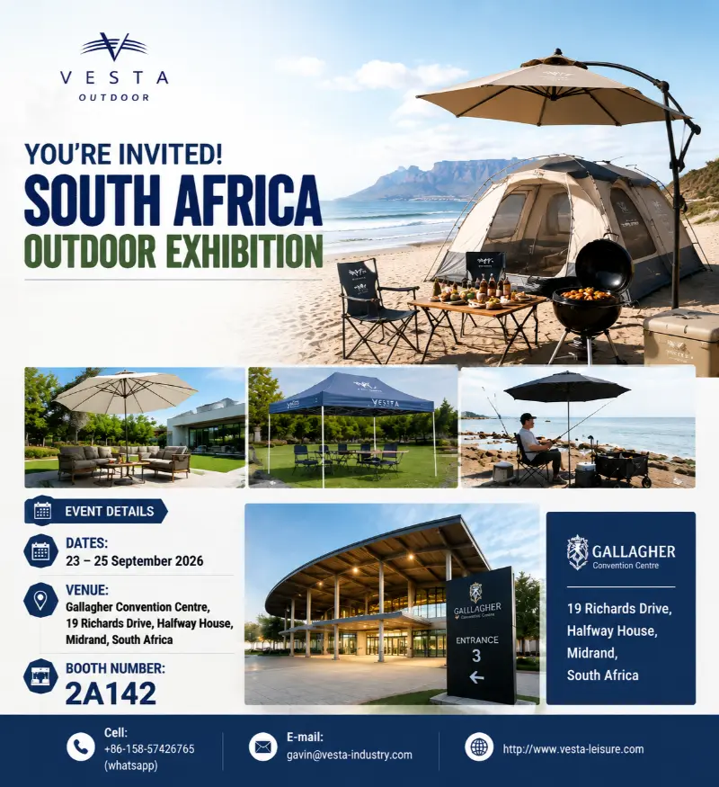 VESTA OUTDOOR předvede inovativní řešení pro venkovní bydlení na výstavě značky Jihoafrická republika v Číně 2026