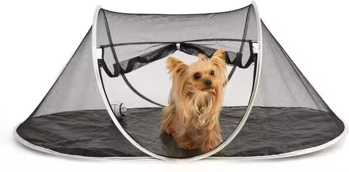 Pet Folding Tent Outdoor Cat Dog Pet Camping Tent Portable Pop Up