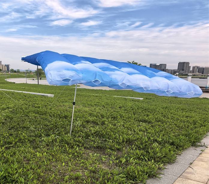 Stínění Silent Beach Wind-powered Awning Stan