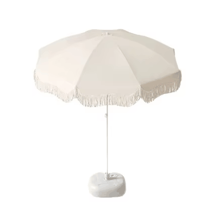 Tassel Ins Style Center Pole Slunečník Deštník, větruodolný, prodyšný, komerční reklama na plážový bazén